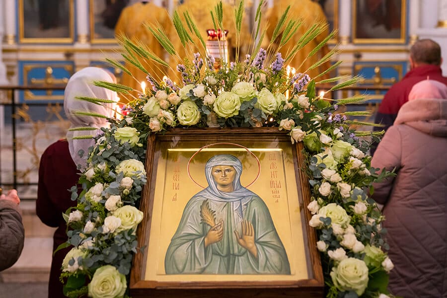 Icon of Saint Valentina of Minsk