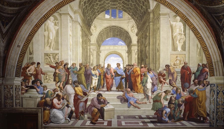 The School of Athens by Raphael Sanzio