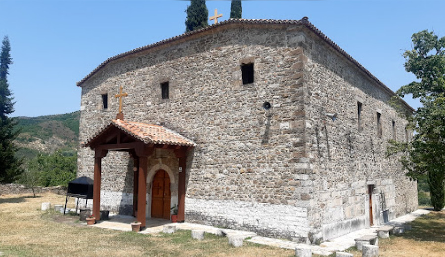 ancient shrine at Shijon, near Elbasan