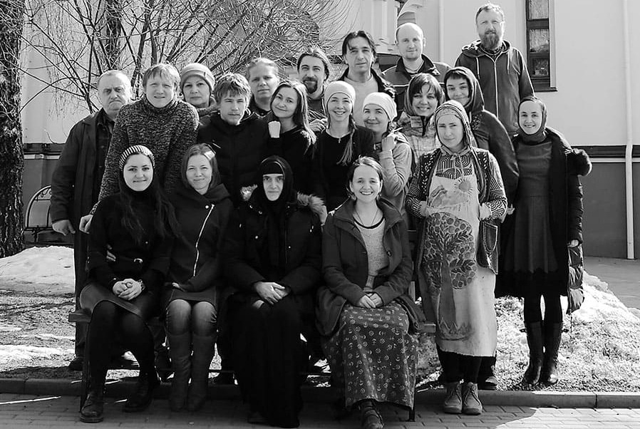 the team of the mosaicists
