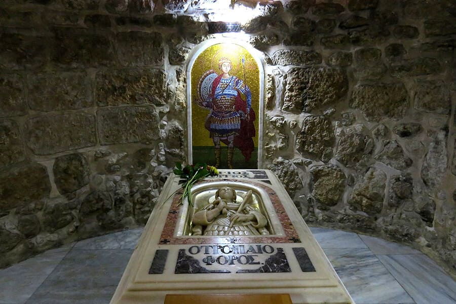 The tomb of the Great Martyr George