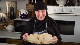 Lenten Pancakes with Potato Filling