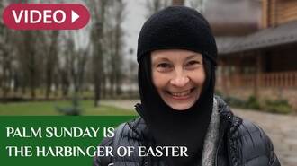 Nun Olga speaks on celebrating Palm Sunday