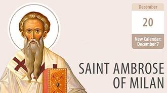 Saint Ambrose of Milan, Wise Healer of Passions