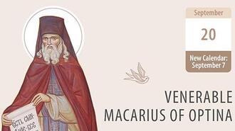 Venerable Elder Macarius of Optina