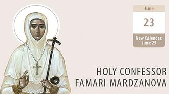 Schema-abbess Tamar, a New Saint of the Georgian Church