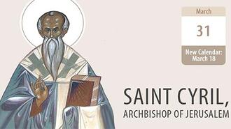 Saint Cyril of Jerusalem, heir to the Apostles’ grace