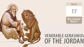 Saint Gerasimos, Aflame with Heavenly Love