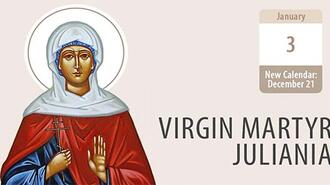 Virgin Martyr Juliania, All-Blameless Bride and Divine Trophy-Bearer