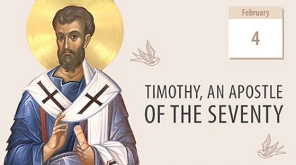 Apostle Timothy, Companion of Paul in His Travels