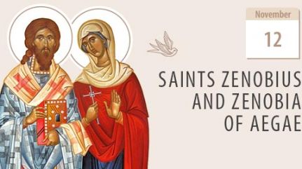 Saints Zenobius and Zenobia of Aegae, Martyrs for Truth
