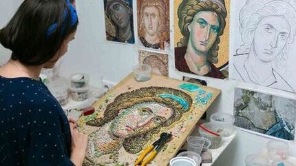 Art and Devotion: Inside the Mosaic Studio