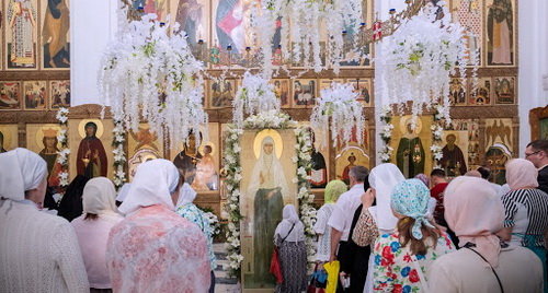 Fest des “Weißen Engels von Moskau” im Minsker Kloster