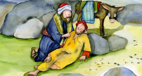 Gleichnis Jesu Christi für Kinder: Der barmherzige Samariter