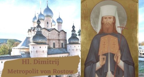 Heiliger Dimitrij, Bischof von Rostow