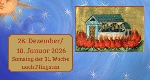 Samstag der einunddreißigsten Woche nach Pfingsten 2026