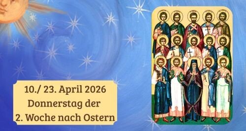 Donnerstag der zweiten Woche nach Ostern 2026