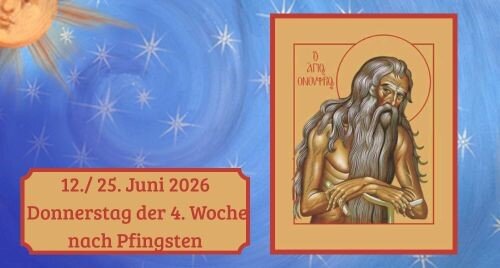 Donnerstag der Vierten Woche nach Pfingsten 2026