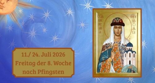 Freitag der Achten Woche nach Pfingsten 2026