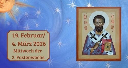 Mittwoch der zweiten Fastenwoche 2026