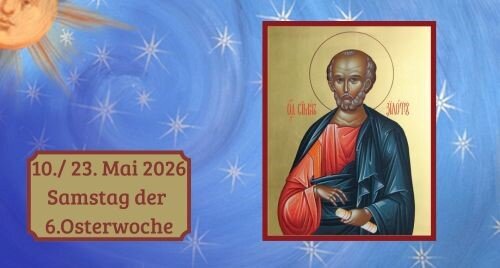 Samstag der sechsten Osterwoche 2026