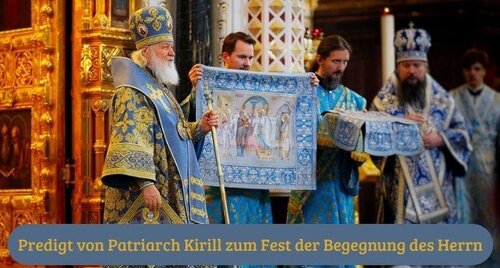 Ein gesegnetes Fest der Begegnung des Herrn